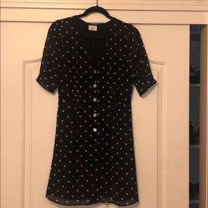 Aritzia Wilfred Polka Dot Dress - Like New!